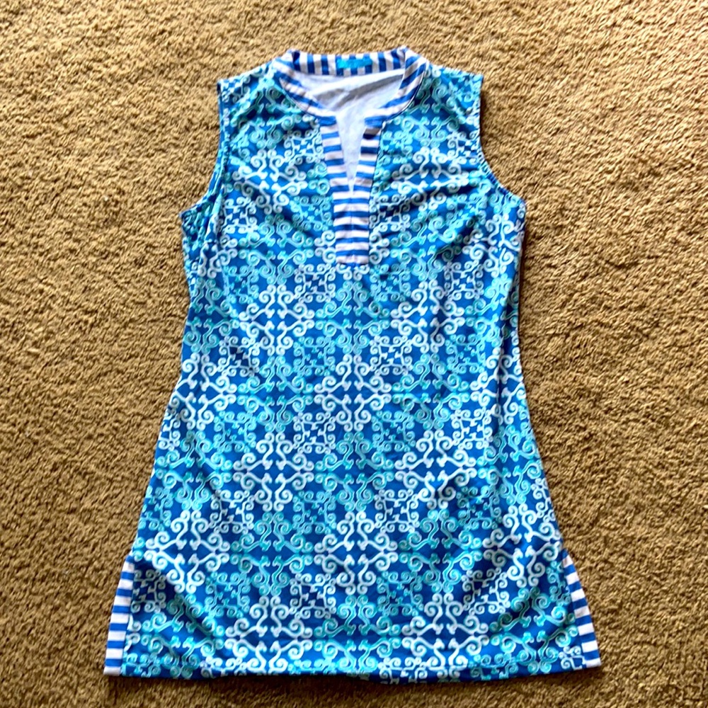 J. McLaughlin Long Sleeveless Blouse